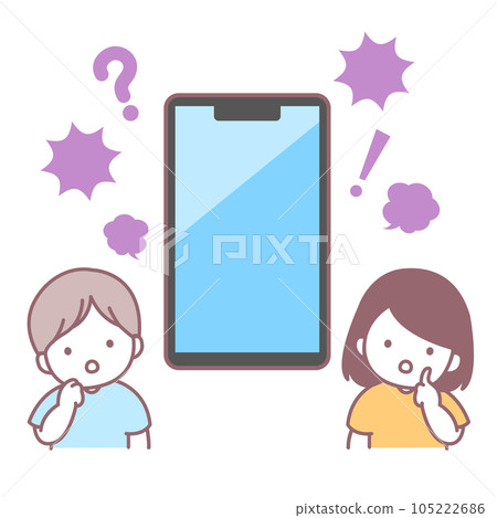 關於智能手機問題的兒童教育 105222686