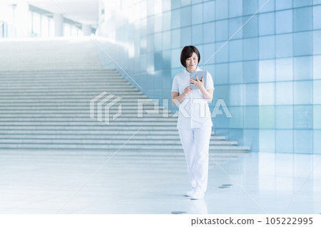 Young nurse working in a hospital Young nurse working in a hospital 105222995