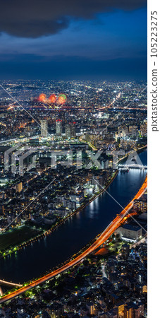 東京夜景和足立煙花 東京夜景和足立煙花 105223275