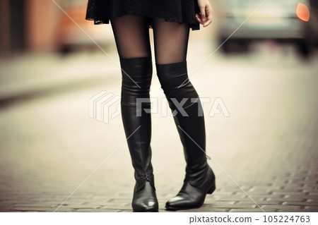 Sleek and Sophisticated Heel Enthusiast. Generative AI Sleek and Sophisticated Heel Enthusiast. Generative AI 105224763