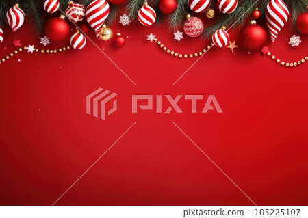 Red Christmas background Red Christmas background 105225107