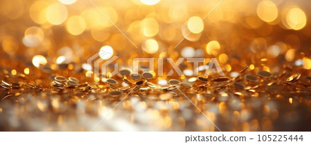 Golden sparkle background Golden sparkle background 105225444
