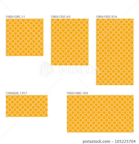 簡單橙色方形瓷磚圖案背景2_各種比例套 簡單橙色方形瓷磚圖案背景2_各種比例套 105225704