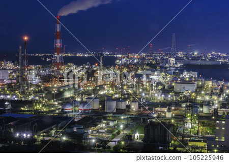 四日市工廠夜景 Umiterasu 14 四日市工廠夜景 Umiterasu 14 105225946