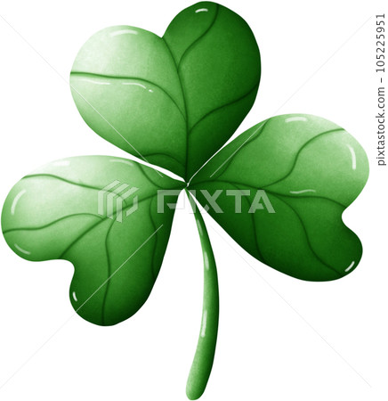 The lucky leaf is the clover. 105225951