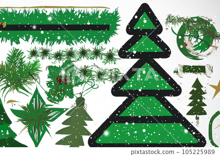 Christmas. Green Christmas tree with lights decorated. Christmas concept. Bright winter holiday composition. Greeting card, banner, poster. Christmas 2023. Christmas banner. XMAS. Christmas. Green Christmas tree with lights decorated. Christmas concept. Bright winter holiday composition. Greeting card, banner, poster. Christmas 2023. Christmas banner. XMAS. 105225989