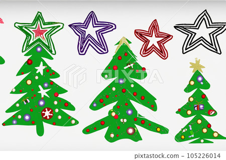 Christmas. Green Christmas tree with lights decorated. Christmas concept. Bright winter holiday composition. Greeting card, banner, poster. Christmas 2023. Christmas banner. XMAS. Christmas. Green Christmas tree with lights decorated. Christmas concept. Bright winter holiday composition. Greeting card, banner, poster. Christmas 2023. Christmas banner. XMAS. 105226014