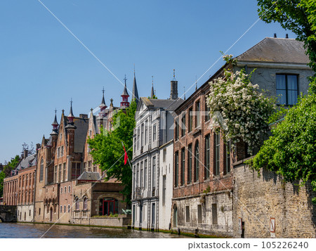 the historical city of Bruges in Belgium 105226240