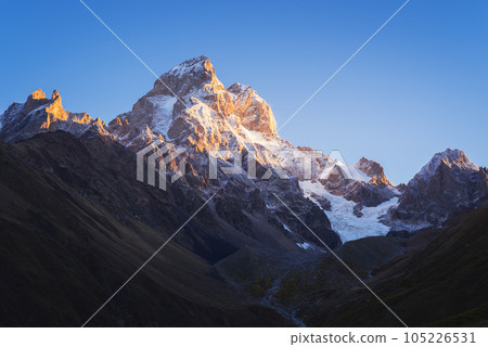 Ushba - the most beautiful peaks of the Caucasus Mountains Ushba - the most beautiful peaks of the Caucasus Mountains 105226531