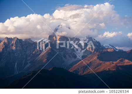 Ushba is the most beautiful peak of the Caucasus Ushba is the most beautiful peak of the Caucasus 105226534