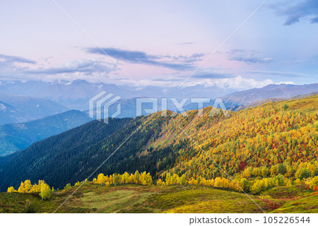 Autumn landscape in the mountains Autumn landscape in the mountains 105226544