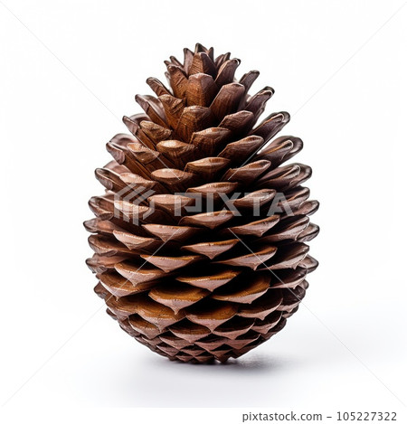 pine cone isolated 105227322