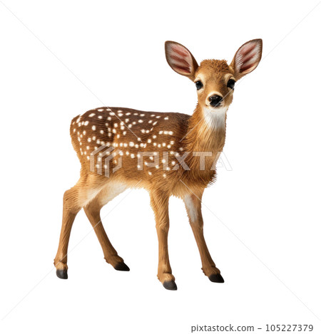 Cute Christmas deer isolated Cute Christmas deer isolated 105227379