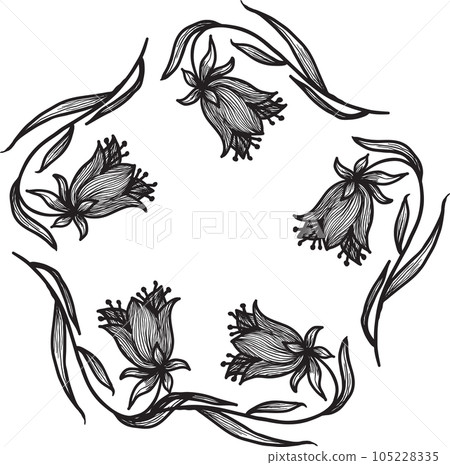Black and white frame Black and white frame 105228335