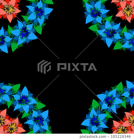 Seamless decorative background Seamless decorative background 105228346