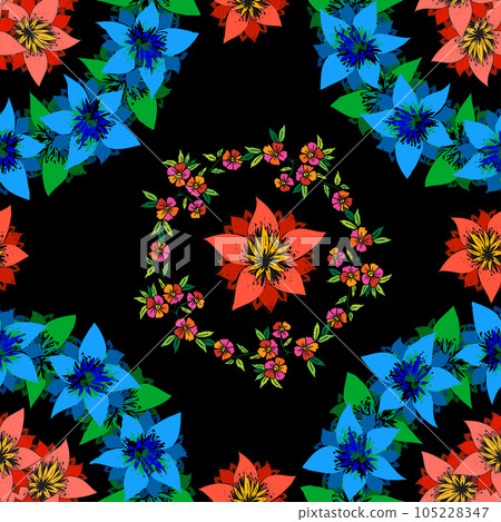 Seamless decorative background Seamless decorative background 105228347