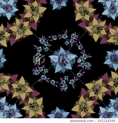 Seamless decorative background Seamless decorative background 105228348