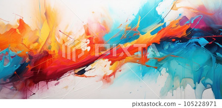 Abstract colorful background. Generative AI 105228971