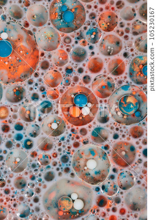 Abstract Cosmic Multicolored Worlds Background 105230167