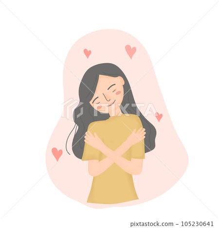 Girls self love illustration Girls self love illustration 105230641