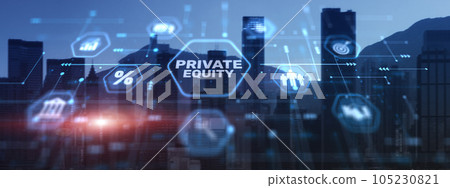 Private equity investment Technology Internet business concept 105230821