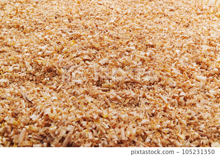 sawdust and shavings. material for agriculture. mulch sawdust and shavings. material for agriculture. mulch 105231350