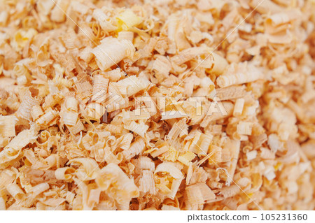 sawdust and shavings. material for agriculture. mulch  105231360