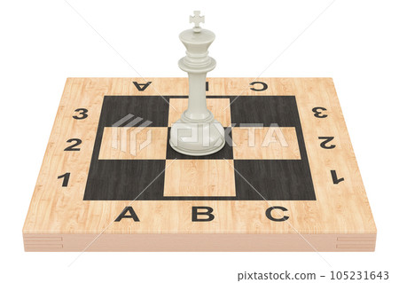 Chess, victory and leader concept. 3D rendering Chess, victory and leader concept. 3D rendering 105231643