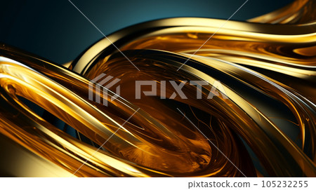 金色壁紙。三維金色和黑色藍色背景。金色壁紙。 金色壁紙。三維金色和黑色藍色背景。金色壁紙。 105232255