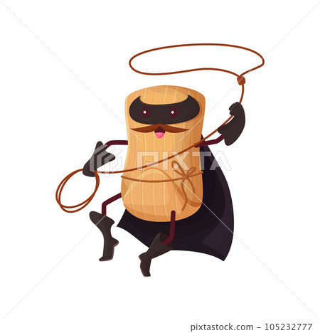 Cartoon tex mex tamales superhero funny character Cartoon tex mex tamales superhero funny character 105232777