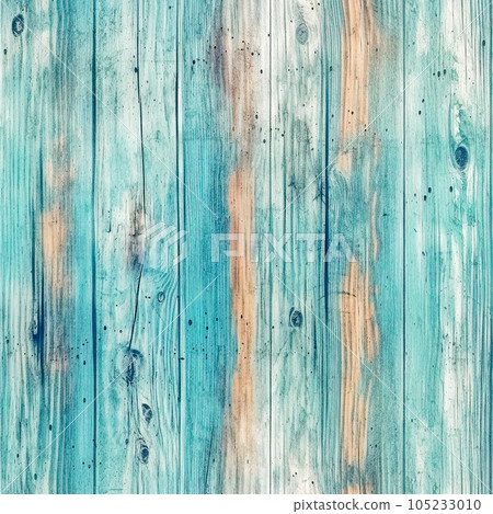 seamless texture old blue wooden boards, wood texture, background and wallpaper, tile made with Generative AI 105233010