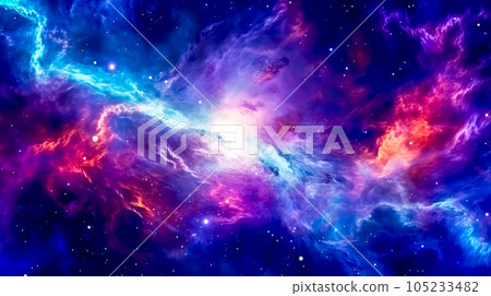 planets and galaxies in the night infinite universe, astronomy and science, made with Generative AI planets and galaxies in the night infinite universe, astronomy and science, made with Generative AI 105233482