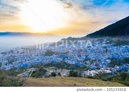 Chefchaouen sunset Chefchaouen sunset 105233918