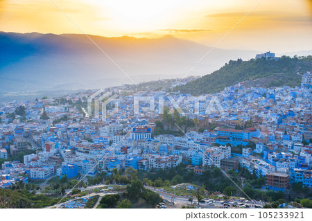 Chefchaouen sunset 105233921