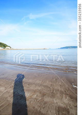 伊豆宇佐美港藍天碧海 伊豆宇佐美港藍天碧海 105233956