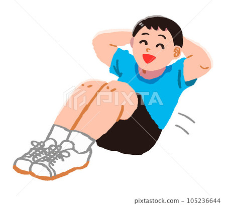 一個能做仰臥起坐運動的男人 105236644