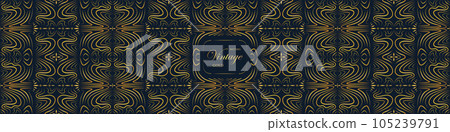 Pattern art deco, Art nuvo diy golden black elegant. Pattern art deco, Art nuvo diy golden black elegant. 105239791