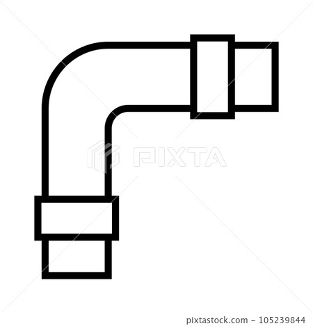 pipe icon vector 105239844