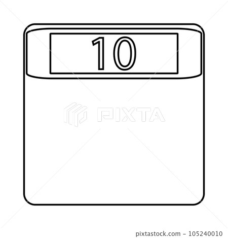 weighing icon vector weighing icon vector 105240010