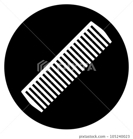 comb icon vector 105240023