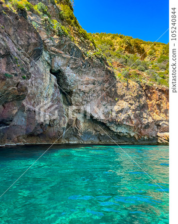 Rock from the sea in Tipaza, Algeria. High quality photo Rock from the sea in Tipaza, Algeria. High quality photo 105240844