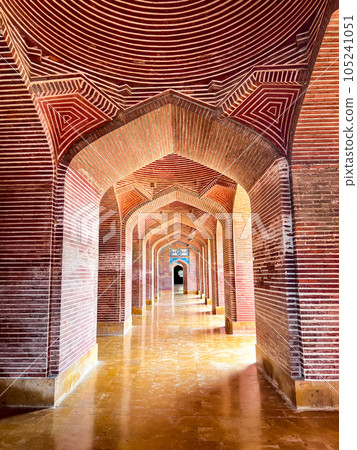 Shah Jahan mosque in Thatta, Pakistan. High quality photo 105241051