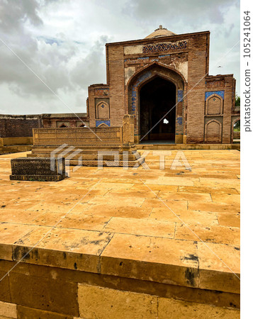 Makli Hill Necropolis in Sindh province, Pakistan. High quality photo 105241064