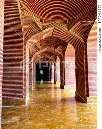 Shah Jahan mosque in Thatta, Pakistan. High quality photo 105241172