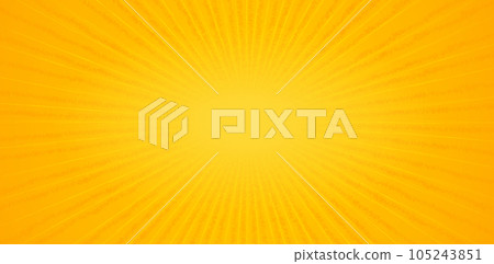 Vector illustration Abstract gradient yellow orange Burst Shape background with rays of light for ecommerce signs retail shopping, advertisement business agency, ads campaign marketing, backdrop space 105243851