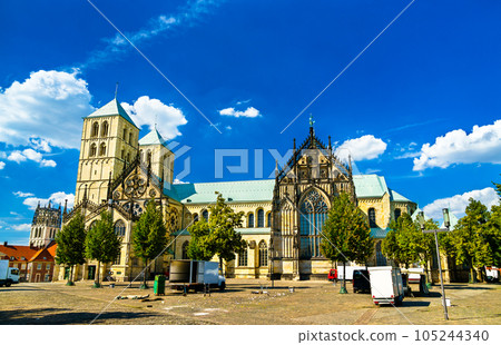 Saint Paul Cathedral in Munster - North Rhine-Westphalia, Germany 105244340