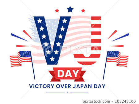 VJ Victory Over Japan Day Celebrate Vector Illustration with United State Flag Background in Flat Cartoon Hand Drawn for Landing Page Templates VJ Victory Over Japan Day Celebrate Vector Illustration with United State Flag Background in Flat Cartoon Hand Drawn for Landing Page Templates 105245100