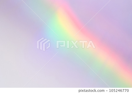 Abstract holographic retro rainbow light flare refraction texture overlay 105246770