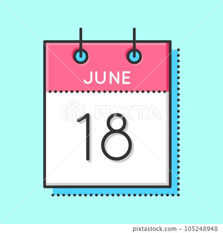 Vector Calendar Icon Vector Calendar Icon 105248948
