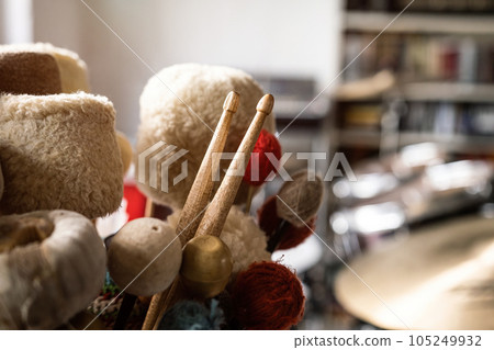 Different types of drumsticks Different types of drumsticks 105249932